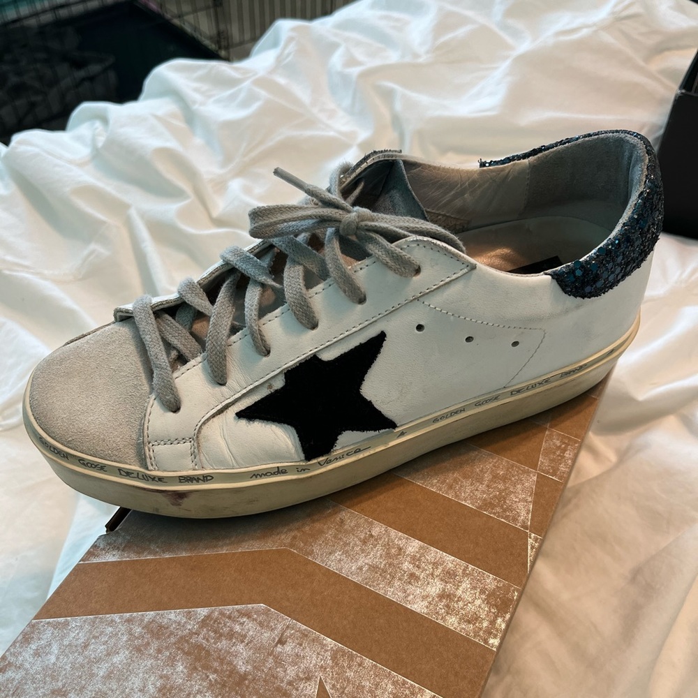 Golden goose Hi star. Used condition, comes with box